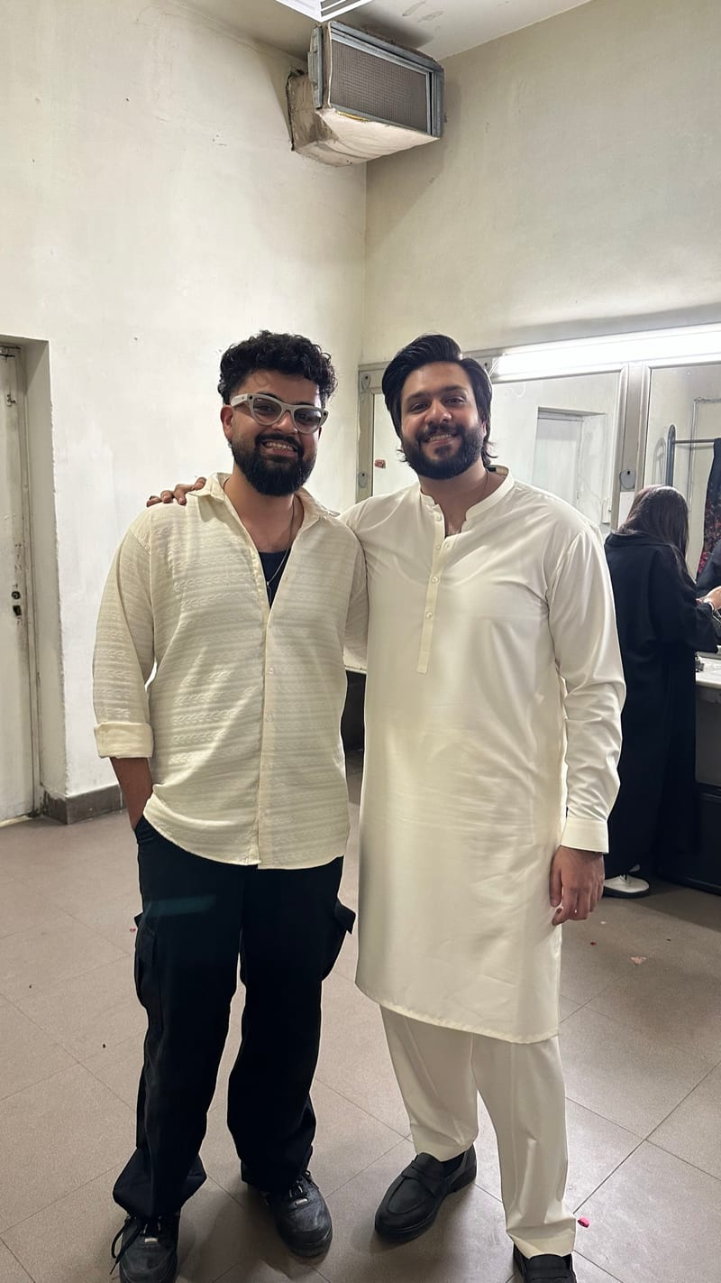 Asad Naeem with Murtaza Qizilbash