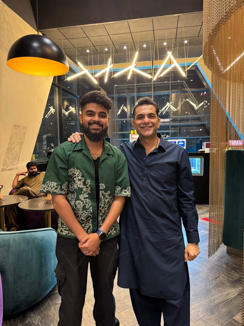Asad Naeem with Sarmad Khoosat