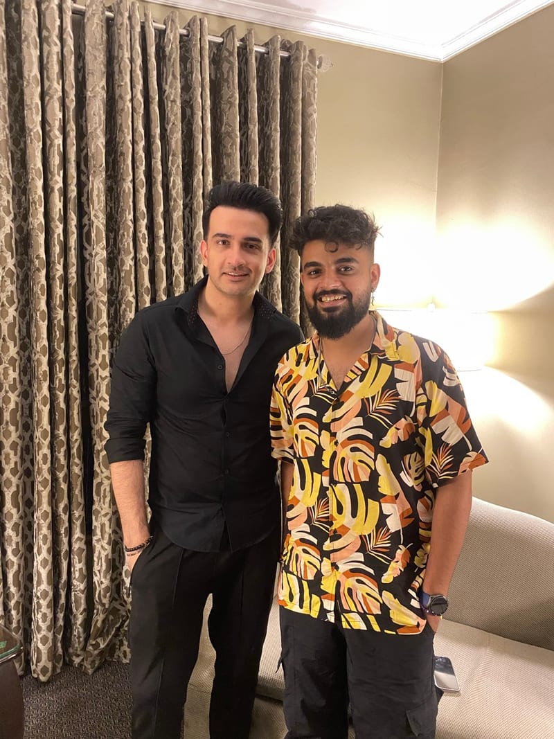 Asad Naeem with Sibtain Khalid