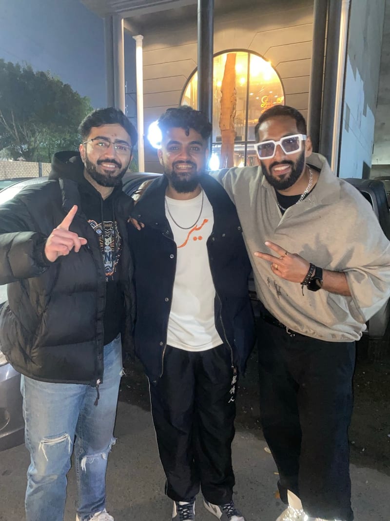 Asad Naeem with Star Shah